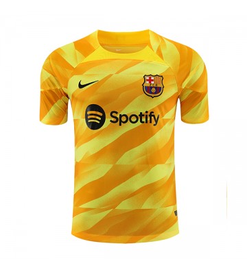 Lacne Muži Futbalové dres Barcelona Brankarsky  2023-24 Krátky Rukáv - Tretina